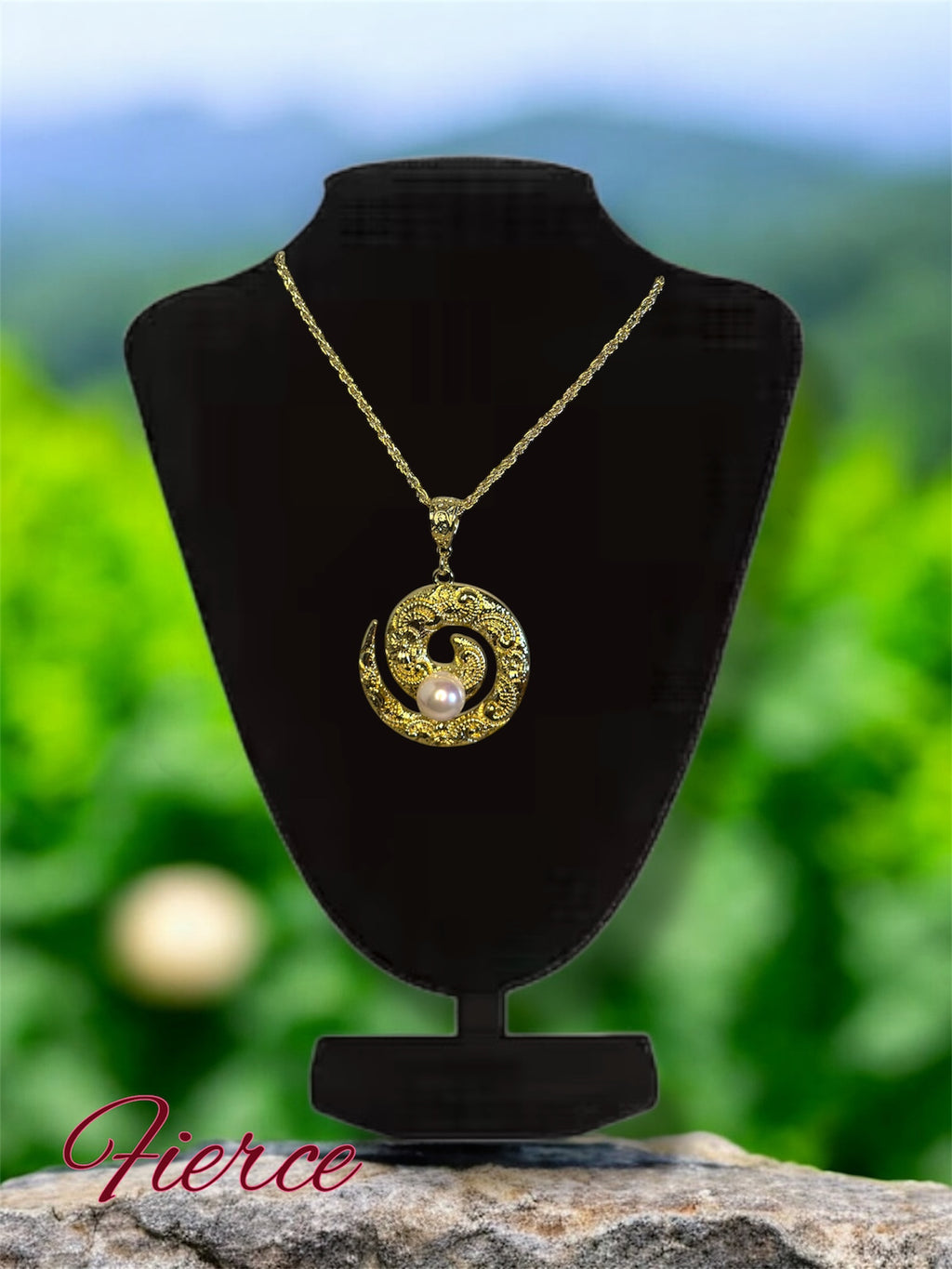 Gold plated necklace