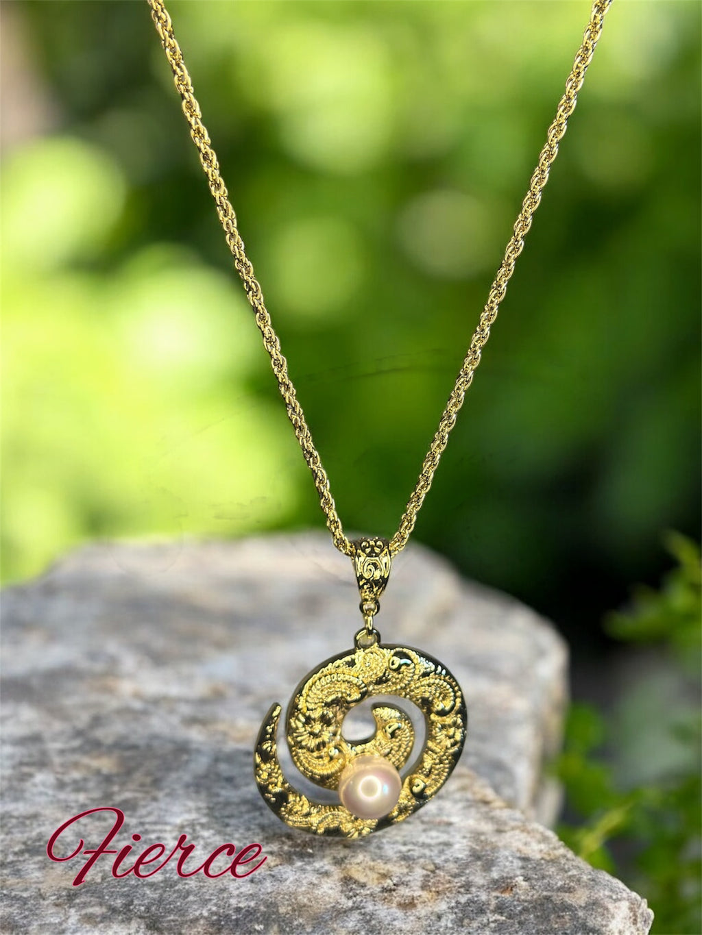 Gold plated necklace