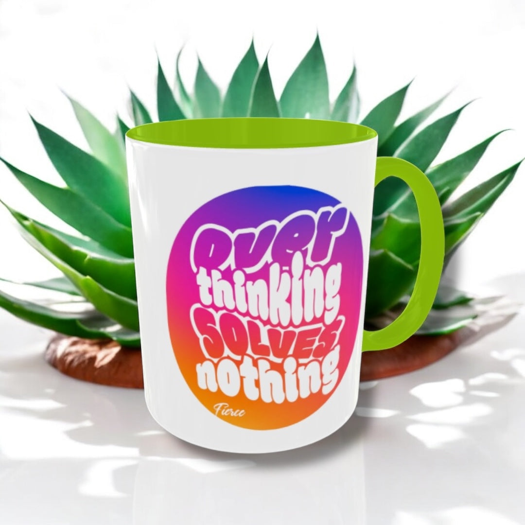 Mug (Over thinking solves nothing)